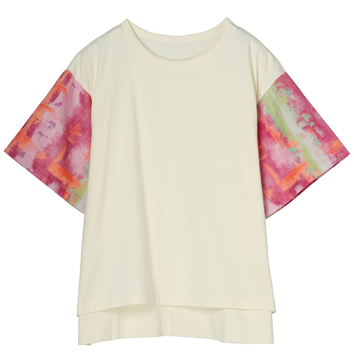 【KID BLUE】＊新品未使用タグ付き＊半袖 ストライプ 天竺 トップス レーシー天竺JQ[5分袖トップス] | KID BLUE OFFICIAL ONLINE STORE
