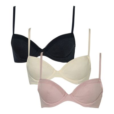 comfycotton[3/4カップワイヤーブラジャー]
