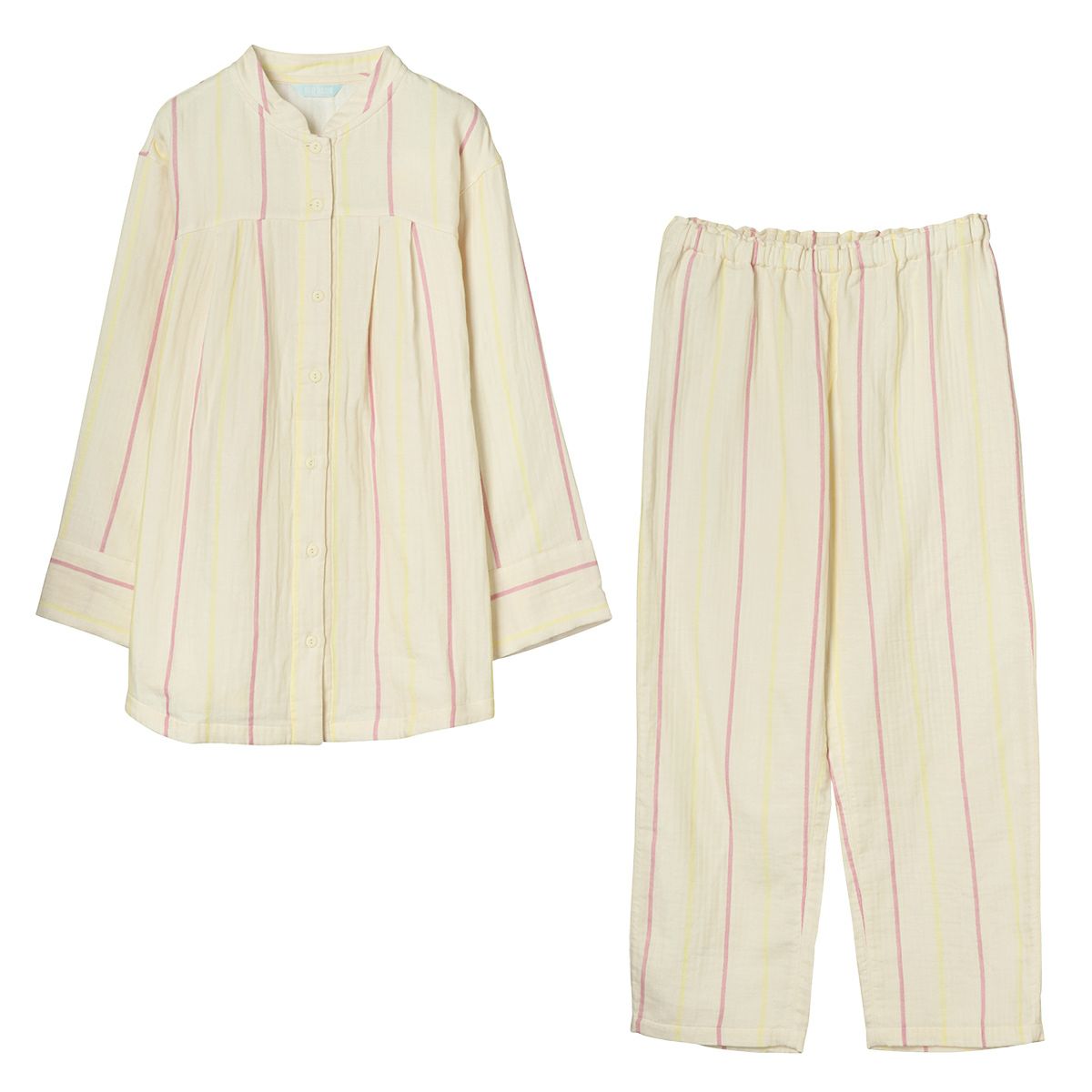 新品【KID BLUE/キッドブルー】トリプルガーゼコンフィ ストライプナイティ 秋冬の定番ナイトウェア トリプルガーゼシリーズ | KID BLUE（キッド