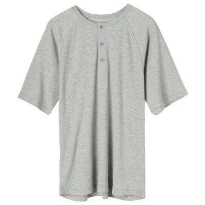 カラーステッチワッフル[【メンズ】半袖トップス]