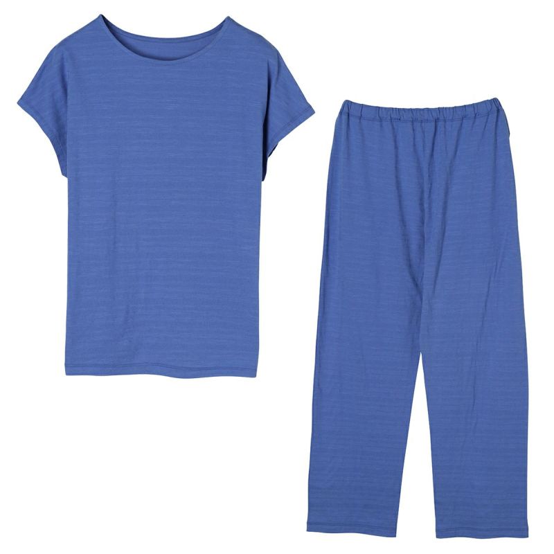 KID BLUE　新品同様　美品　ルームウェア　セットアップ　ブルー　ボーダー KID BLUE 新品同様 美品 ルームウェア セットアップ ブルー