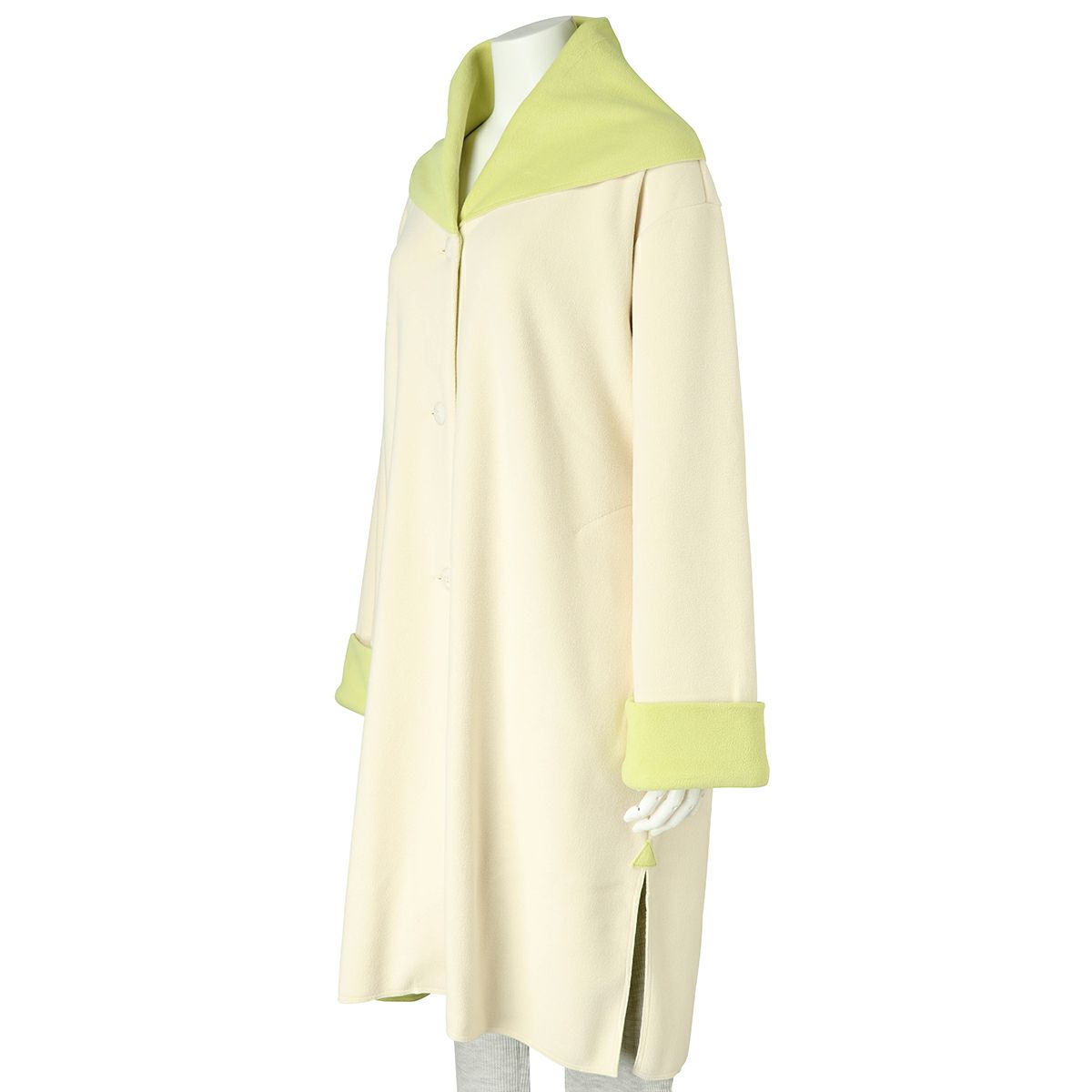 キッドブルーガウンバイカラーフリース ベージュ 23バイカラーフリース[長袖ガウン] | KID BLUE OFFICIAL ONLINE STORE