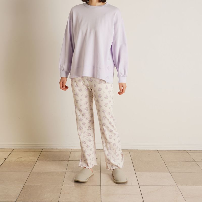KID BLUE オーガニックコットン トップス 裏毛アイボリー 24オーガニックコットン裏毛[長袖トップス] | KID BLUE OFFICIAL
