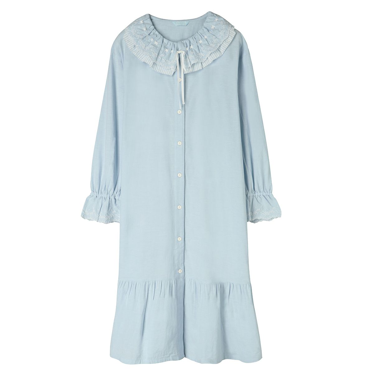 KID BLUE 長袖ナイティ 楽天市場】KID BLUE / キッドブルー コードエンブWガーゼ[長袖