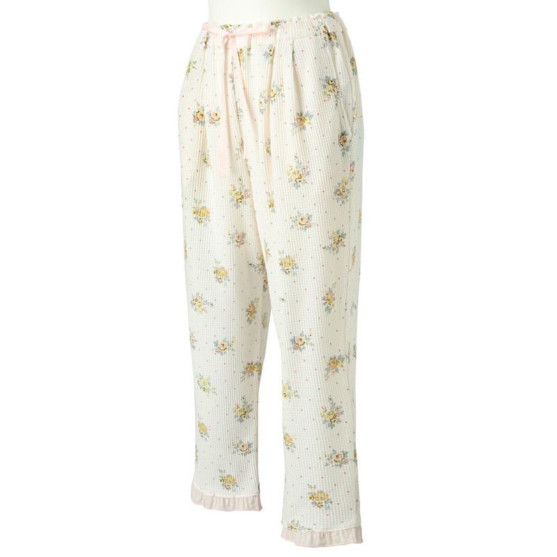 KID BLUE｜(W)25ワッフルフラワーPt 8分丈ボトムス | Rakuten