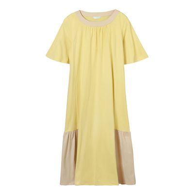 カラーラインレースワンピ dazzlin（ダズリン）の「バイカラーレースラインワンピース