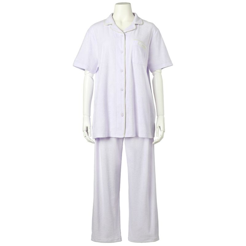 KID BLUE パジャマ　綿半袖M KID BLUE パジャマ ルームウェア キッドブルー -デニムフラワー