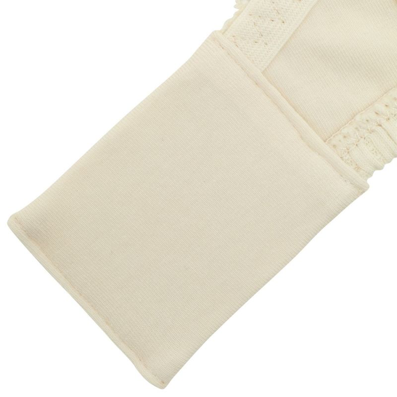 24AWオーガニックコットンリブ[フックアイソフトブラジャー(ノン