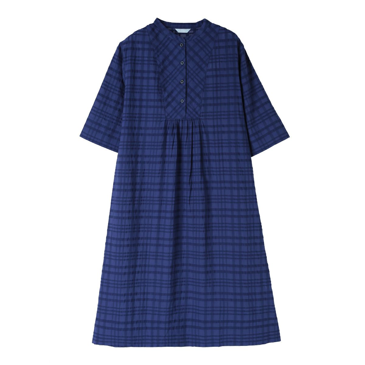 25シャーリングギンガム[7分袖ナイティ] | KID BLUE OFFICIAL ONLINE STORE
