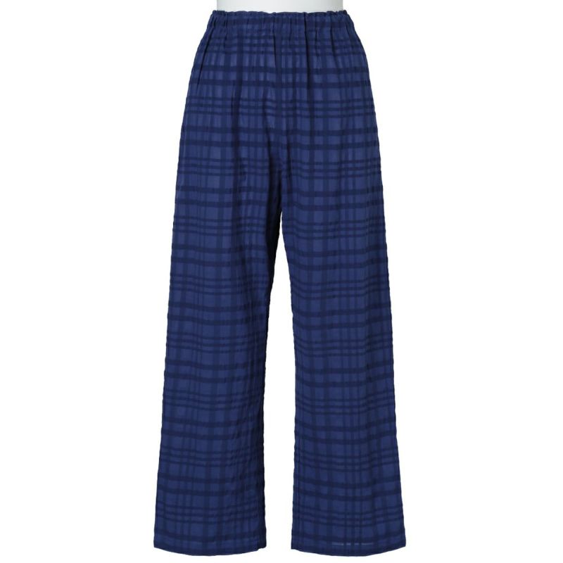 新品未使用￤KID BLUE 24シャーリングチェック[7分袖パジャマ] 24シャーリングチェック[7分袖パジャマ] | KID BLUE OFFICIAL