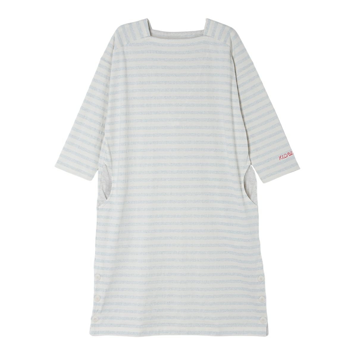 24LIBERTYプリント[フレンチスリーブワンピース] | KID BLUE