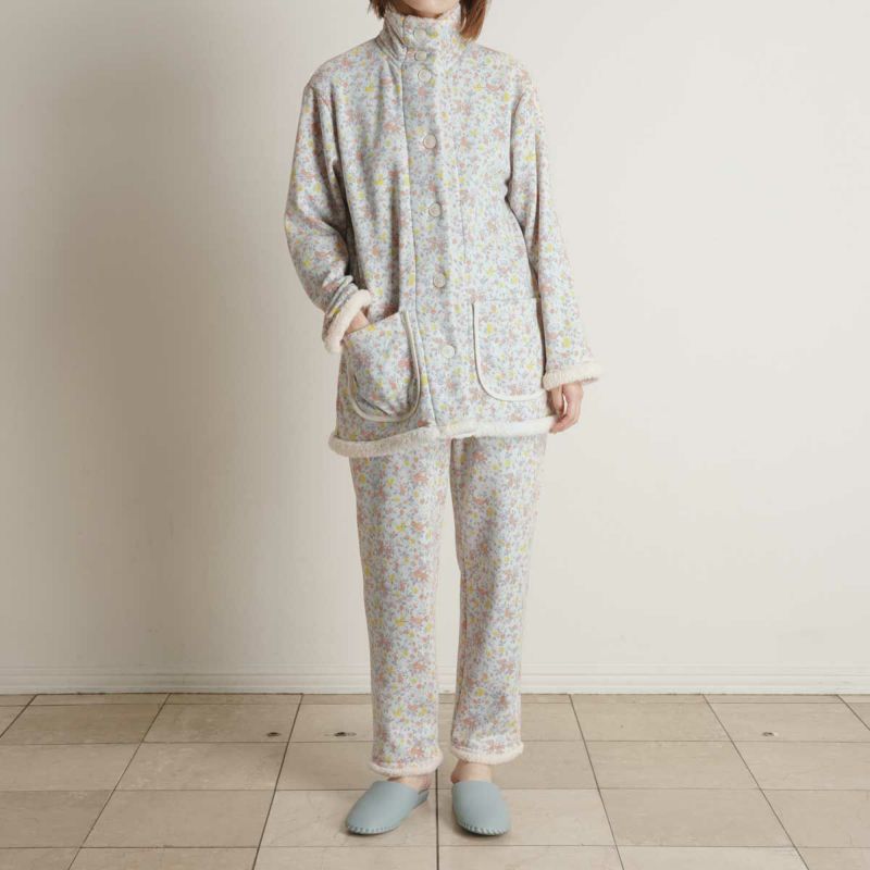 裏シャギーガーニッシュフラワー[フルレングスボトムス] | KID BLUE