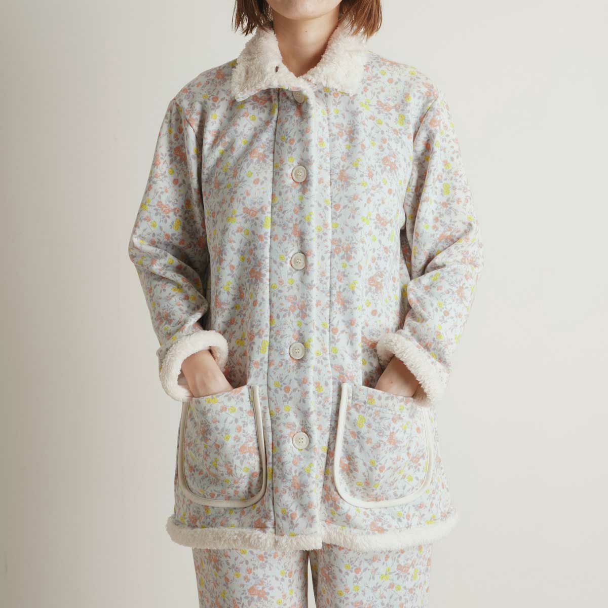 裏シャギーガーニッシュフラワー[長袖トップス] | KID BLUE OFFICIAL