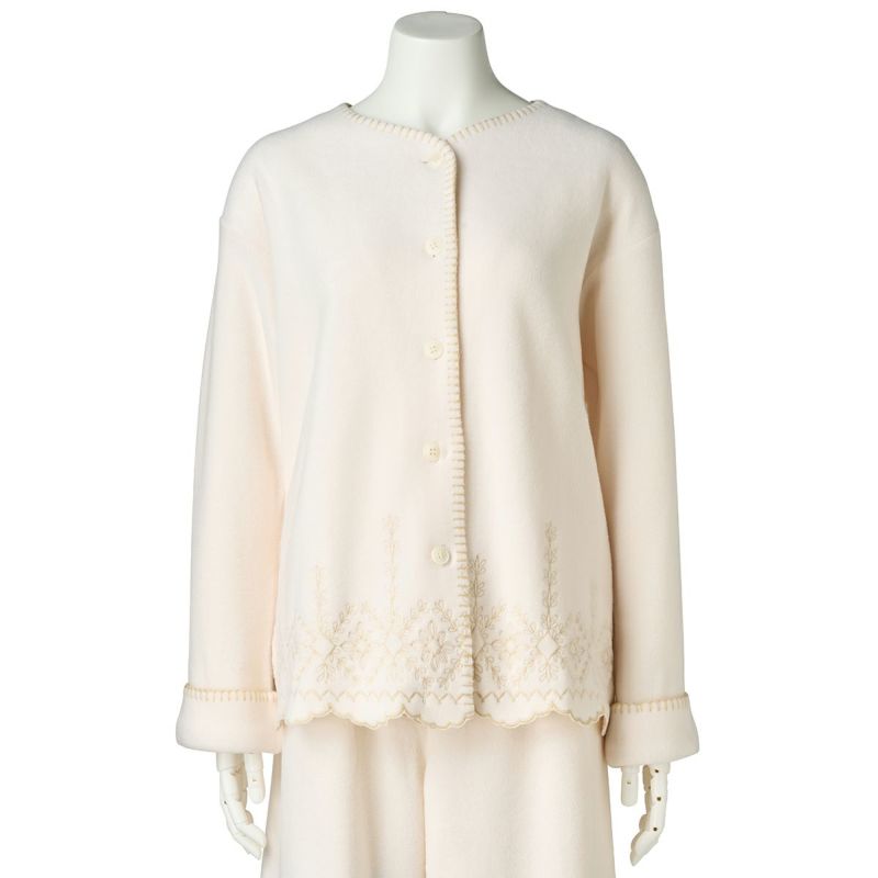 KID BLUE フリースフード付きロングカーディガン Mサイズ　ルームウェア KID BLUE OFFICIAL ONLINE STORE