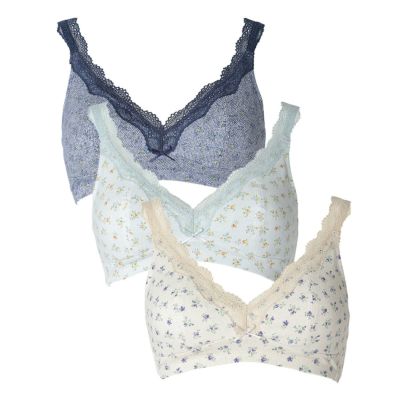 25ローズJQ[フックアイソフトブラジャー(ノンワイヤー)] | KID BLUE