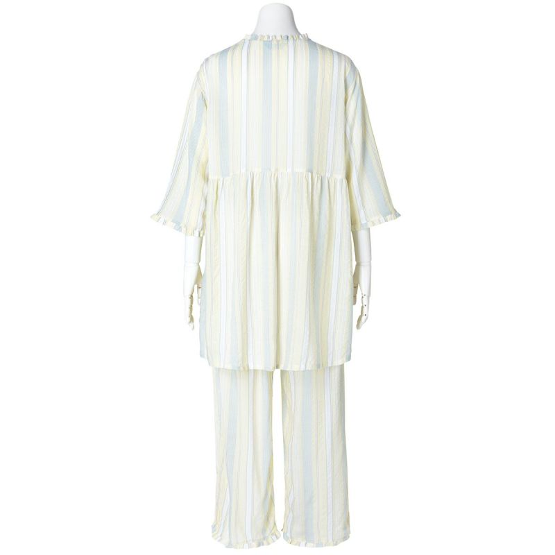 25CRサッカーストライプ[7分袖パジャマ] | KID BLUE OFFICIAL ONLINE STORE