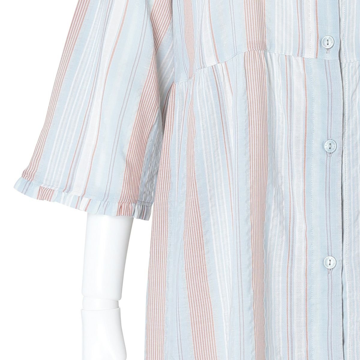 25CRサッカーストライプ[7分袖パジャマ] | KID BLUE OFFICIAL ONLINE STORE