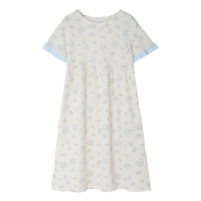 25ワッフルフラワーPt[半袖ワンピース]