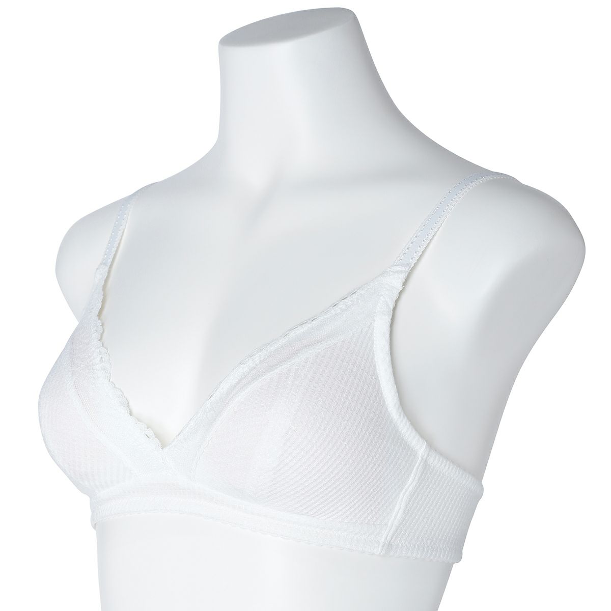 シアーフライスボーダー[フックアイソフトブラジャー(ノンワイヤー