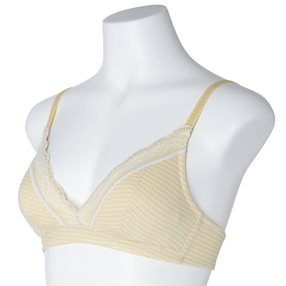 シアーフライスボーダー[フックアイソフトブラジャー(ノンワイヤー