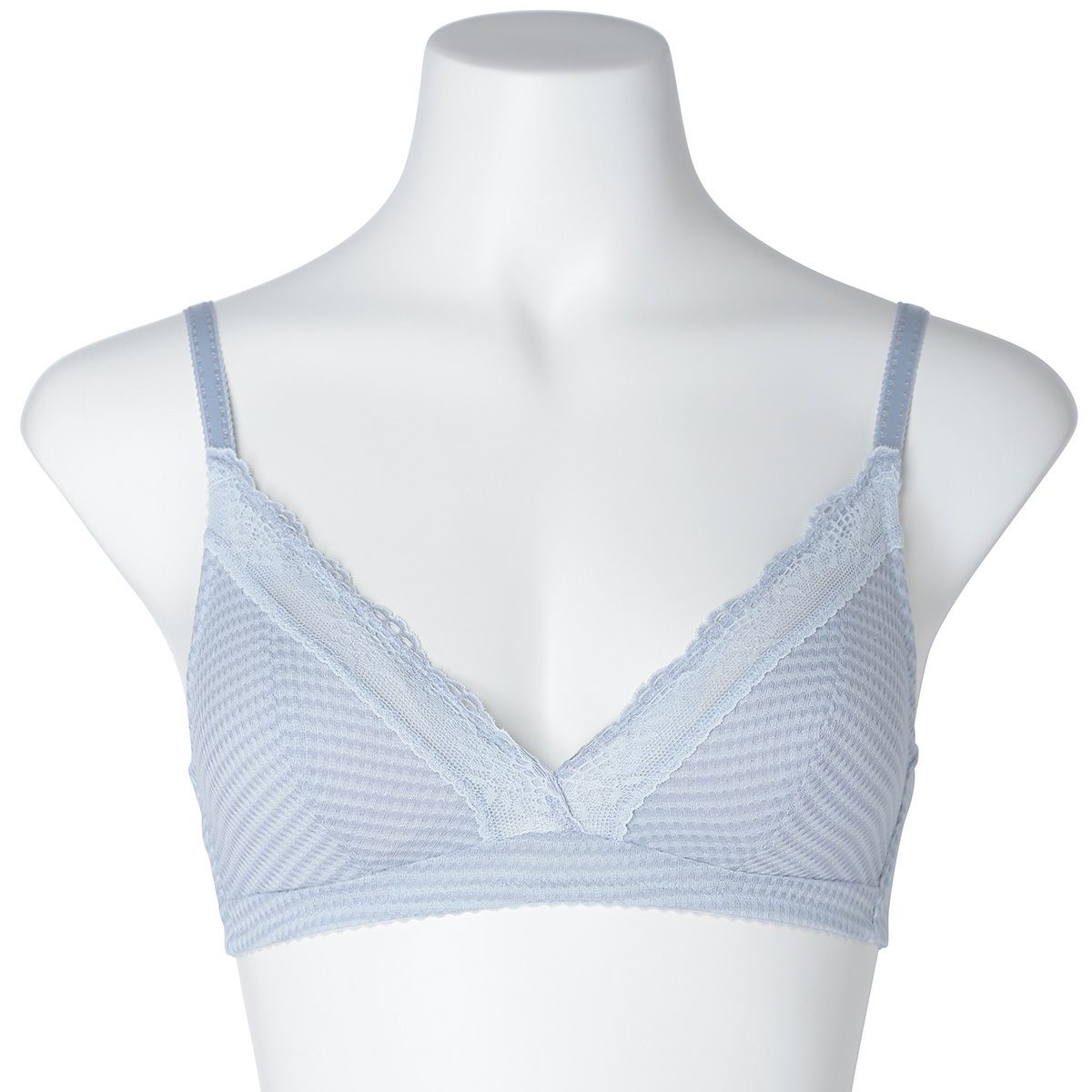 シアーフライスボーダー[フックアイソフトブラジャー(ノンワイヤー