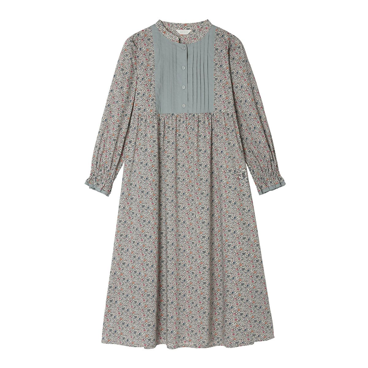 25LIBERTYプリント[5分袖ワンピース] | KID BLUE OFFICIAL ONLINE STORE