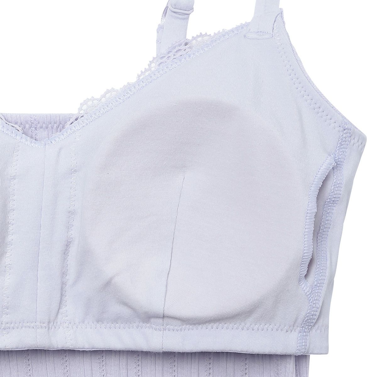 25オーガニックコットンリブ[カップ付キャミソール] | KID BLUE