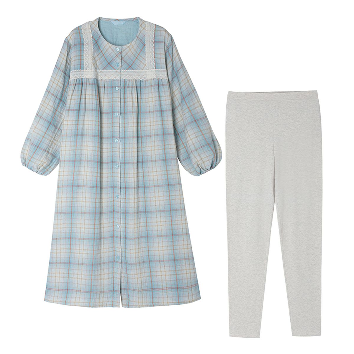 コードエンブWガーゼ[長袖ナイティ] | KID BLUE OFFICIAL ONLINE STORE