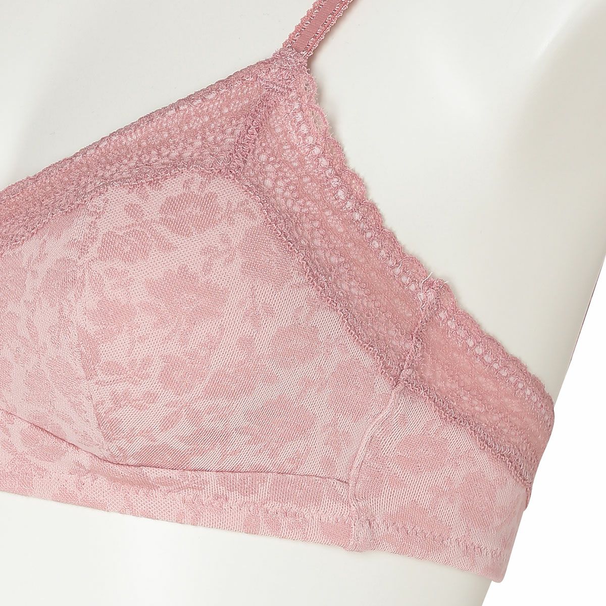 25フラワーJQ[フックアイソフトブラジャー(ノンワイヤー)] | KID BLUE