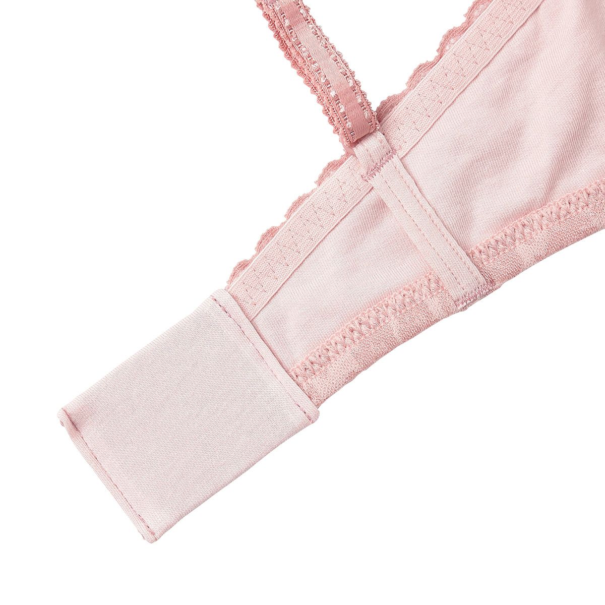 25フラワーJQ[フックアイソフトブラジャー(ノンワイヤー)] | KID BLUE