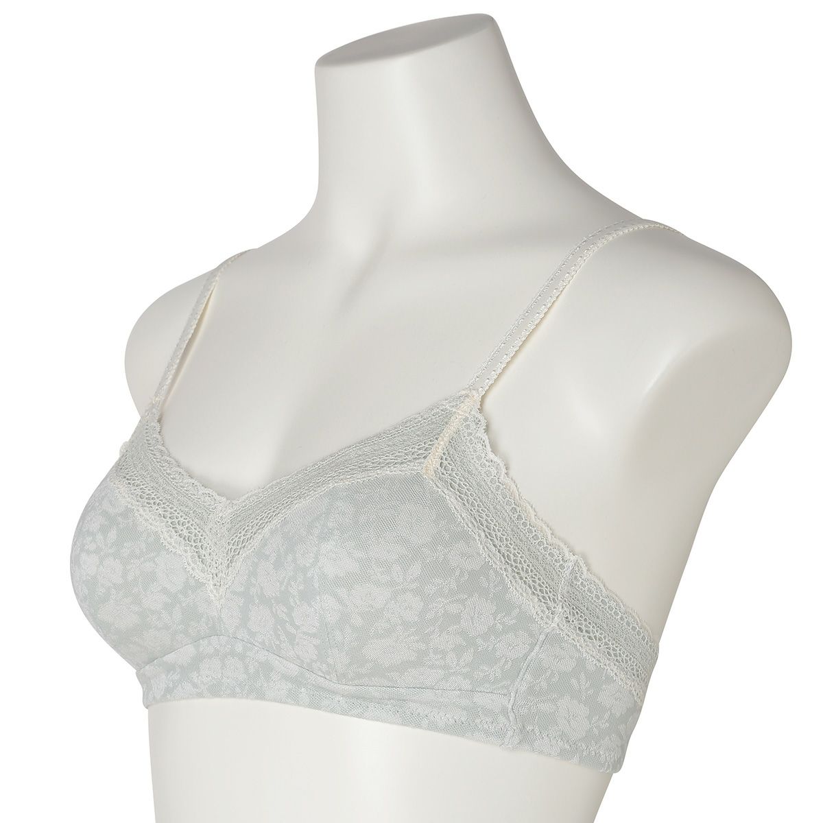 25フラワーJQ[フックアイソフトブラジャー(ノンワイヤー)] | KID BLUE