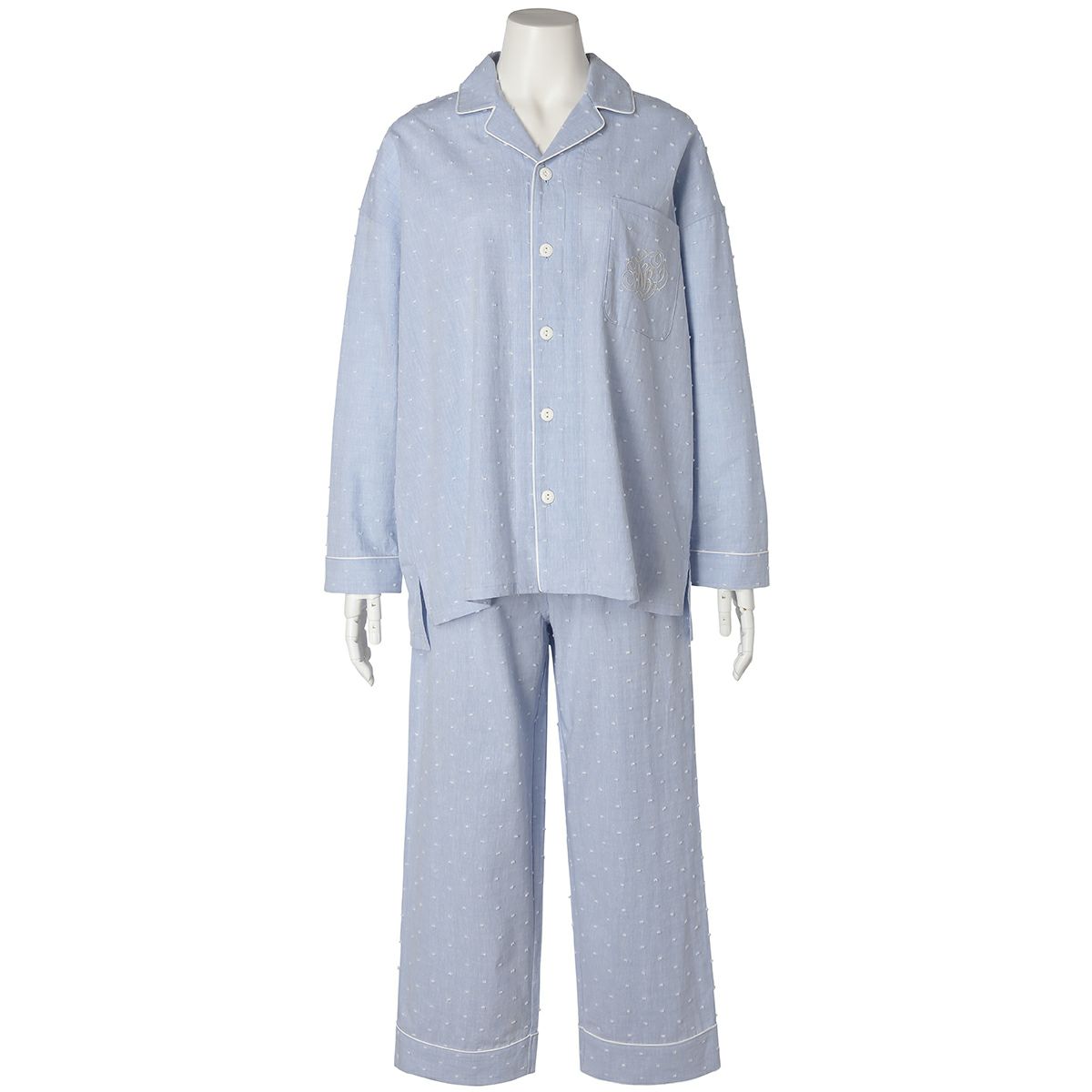 26ドビードットシャンブレー[長袖パジャマ] | KID BLUE OFFICIAL